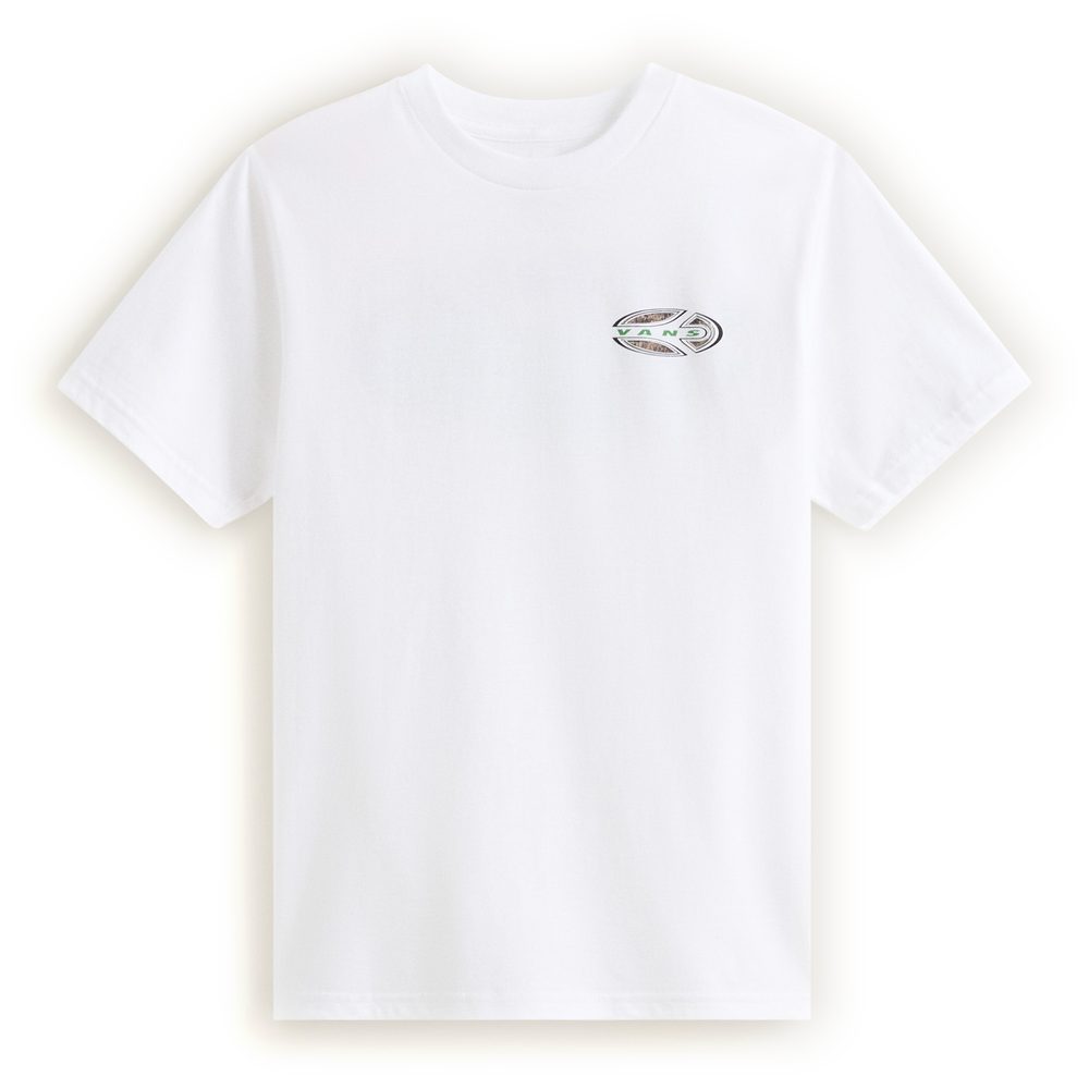 Camo Oval SS White
