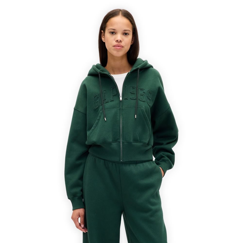 840015-00 Oversize mikina VintageSoft Zelená