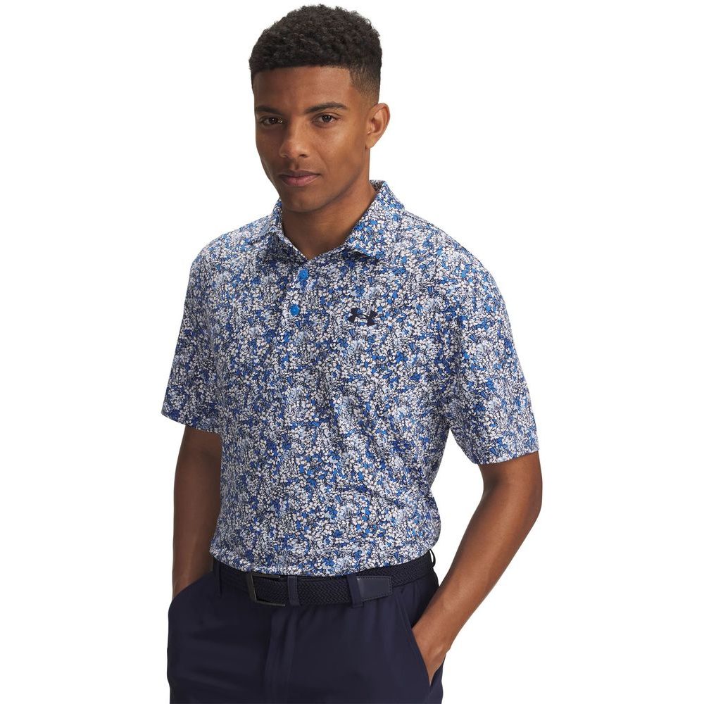 UA Playoff 3.0 Printed Polo 402-BLU