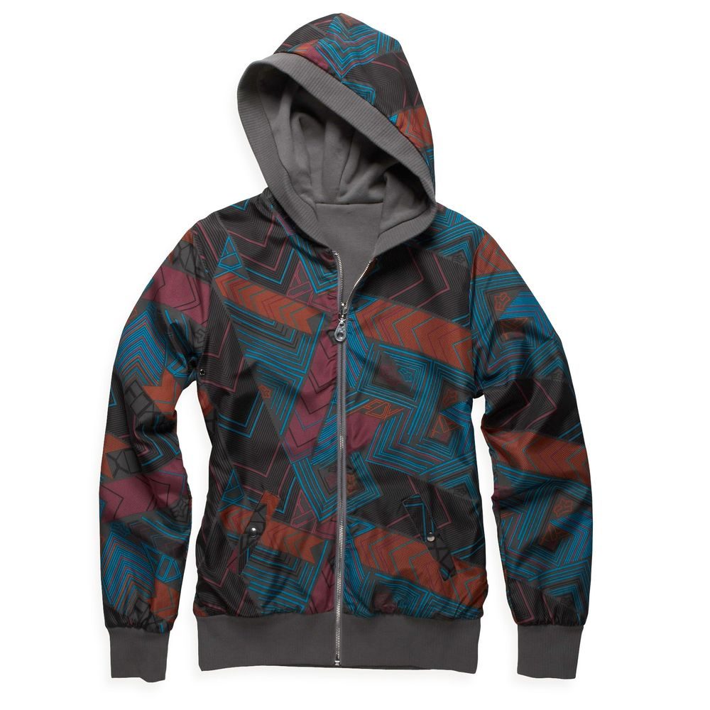 55451 103 Technologic Reversible New School - Obustranná mikina na zip