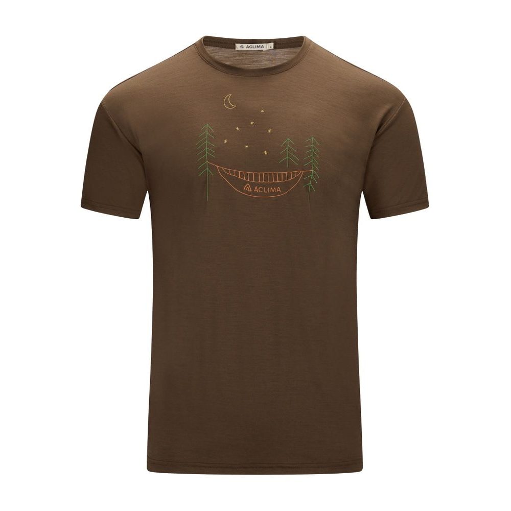 LightWool 140 Tee Forest M's Dark Earth