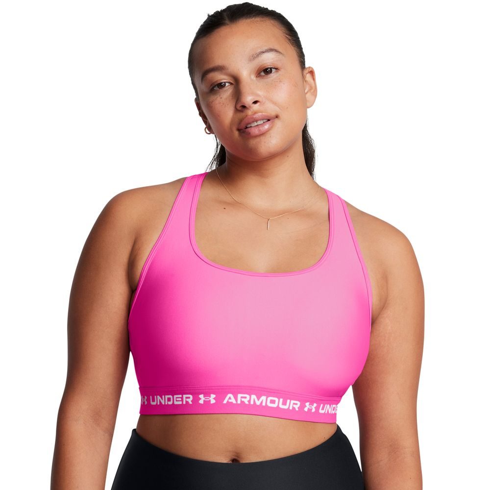 Crossback Mid Bra-PNK
