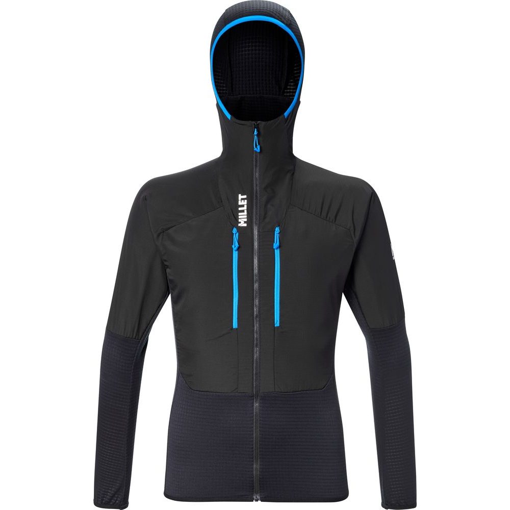 PARMELAN HYBRID HOODIE M BLACK - NOIR