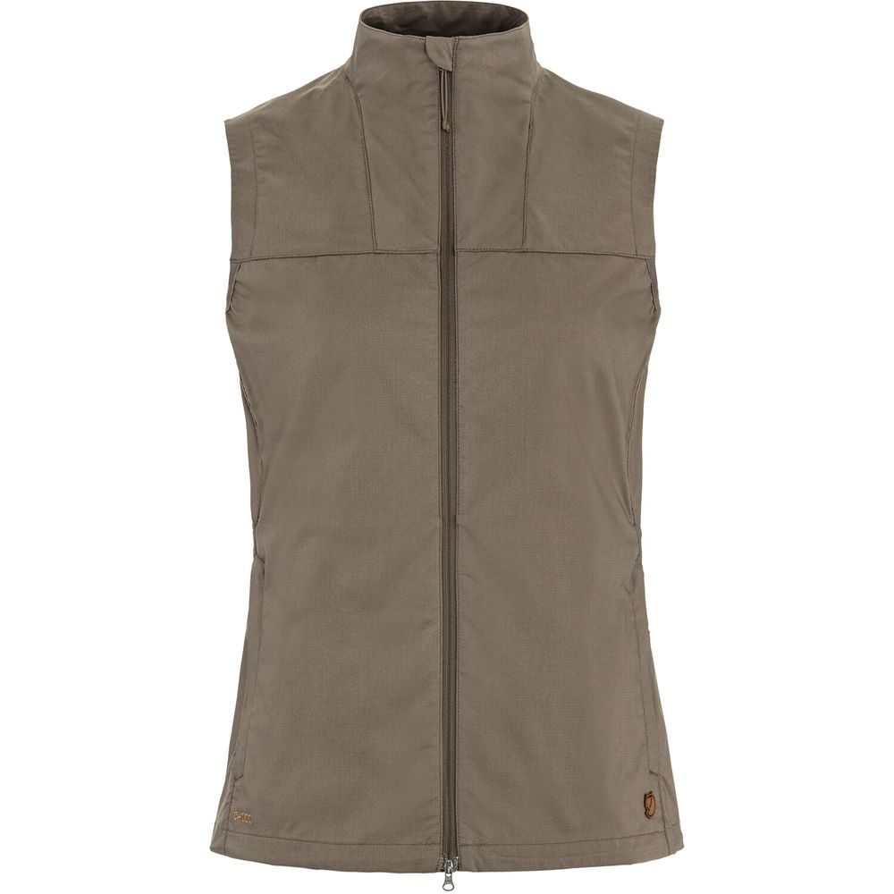 Abisko Vest W Suede Brown