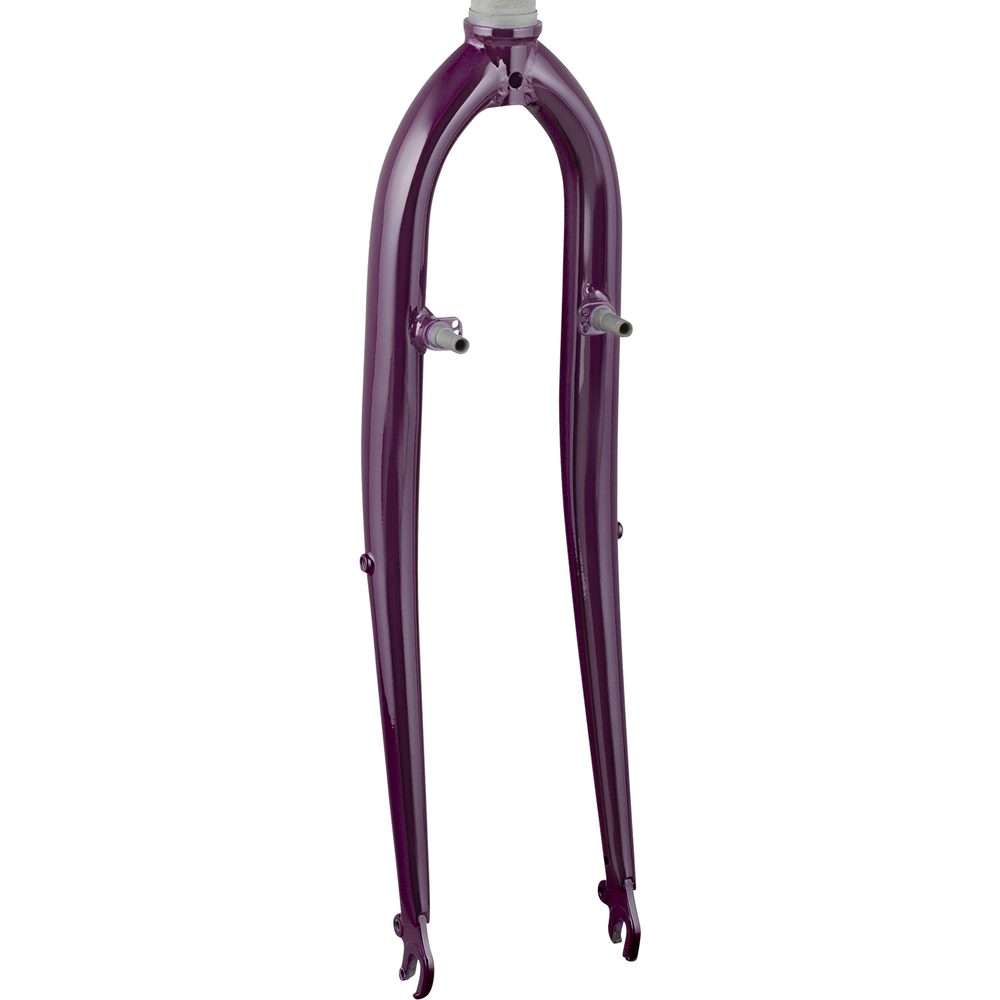 Fork Rigid Trek-Diamant 700c Threaded VBrake 230mm Mulberry