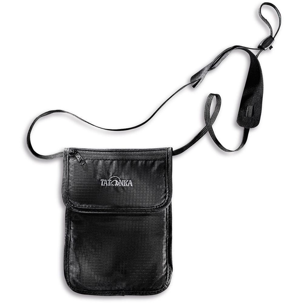 Skin Folded Neck Pouch black