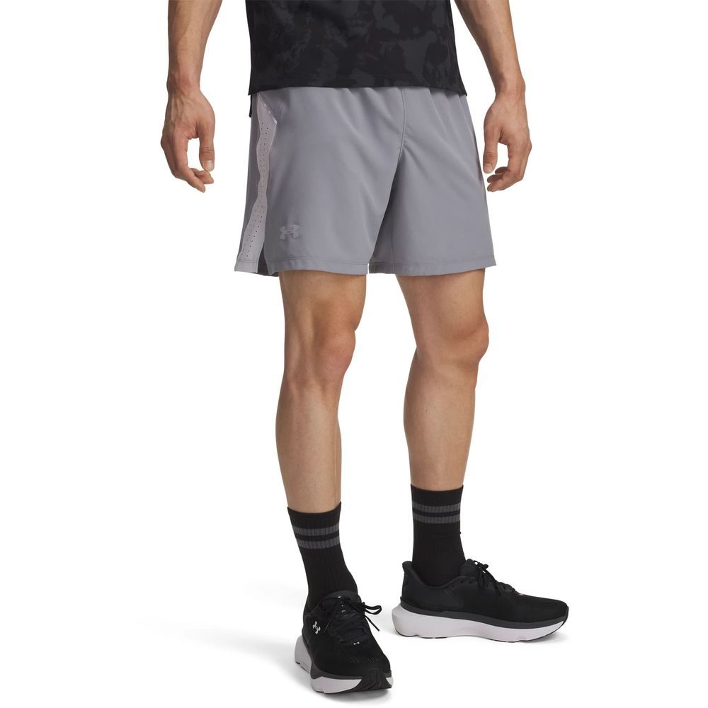 UA LAUNCH PRO 7'' SHORTS-GRY
