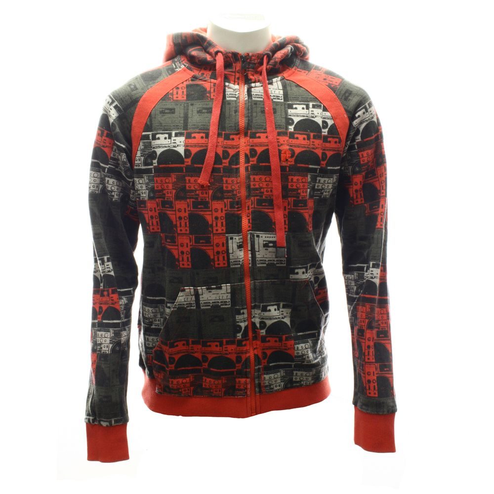 374292 128 DESA FULLZIPHOODY - Mikina potisklá