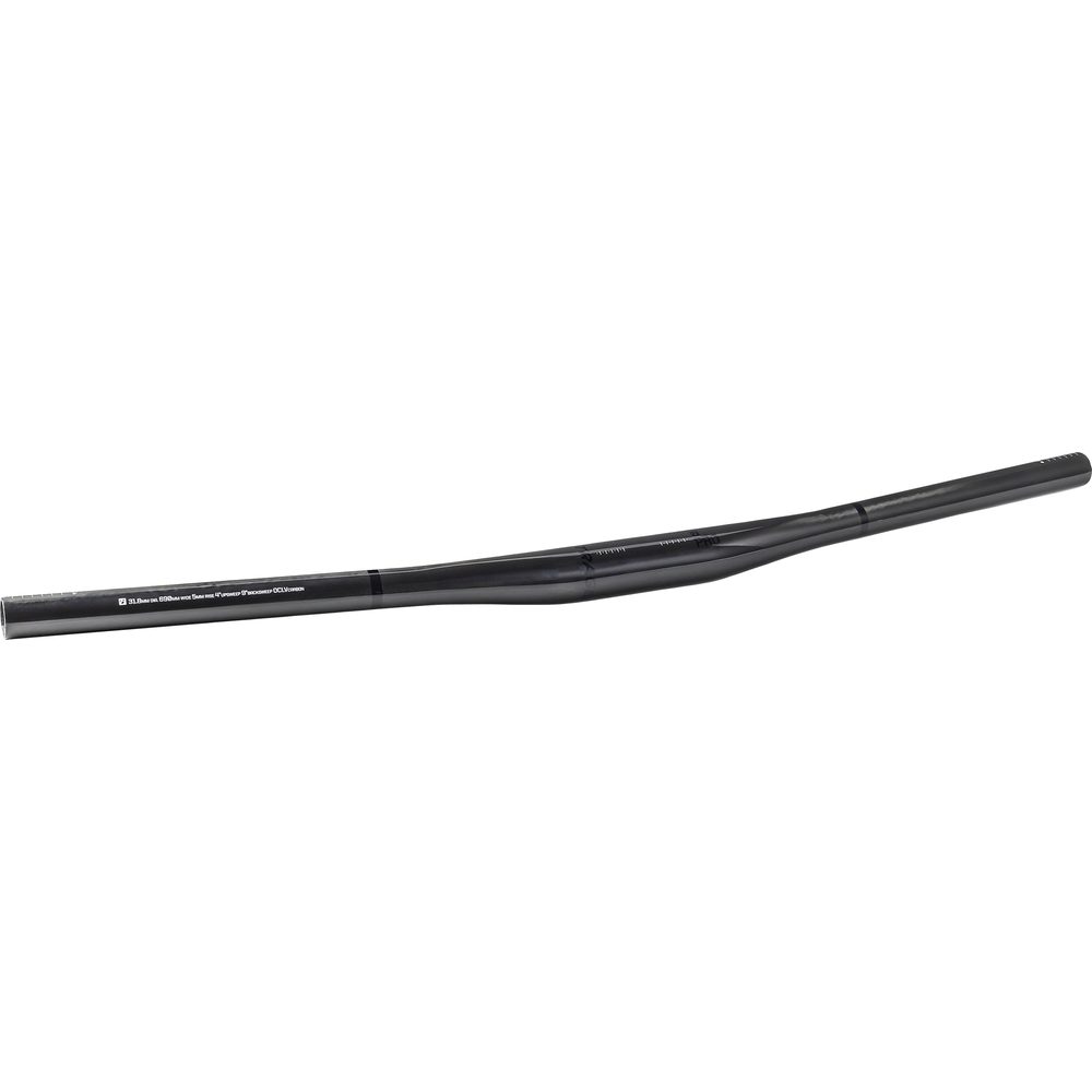 Bar 31.8 690mm x 5mm Upsweep Carbon Black