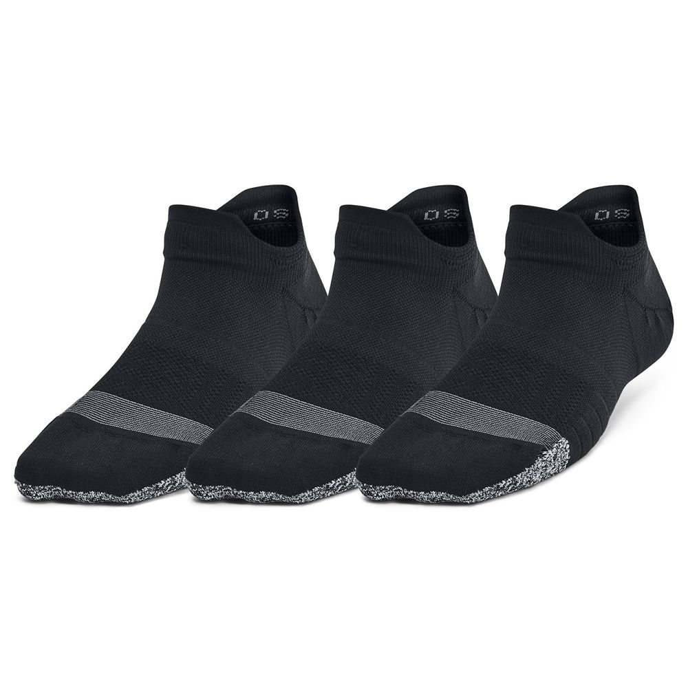 Womens UA Breathe 3pk NS Tab-BLK