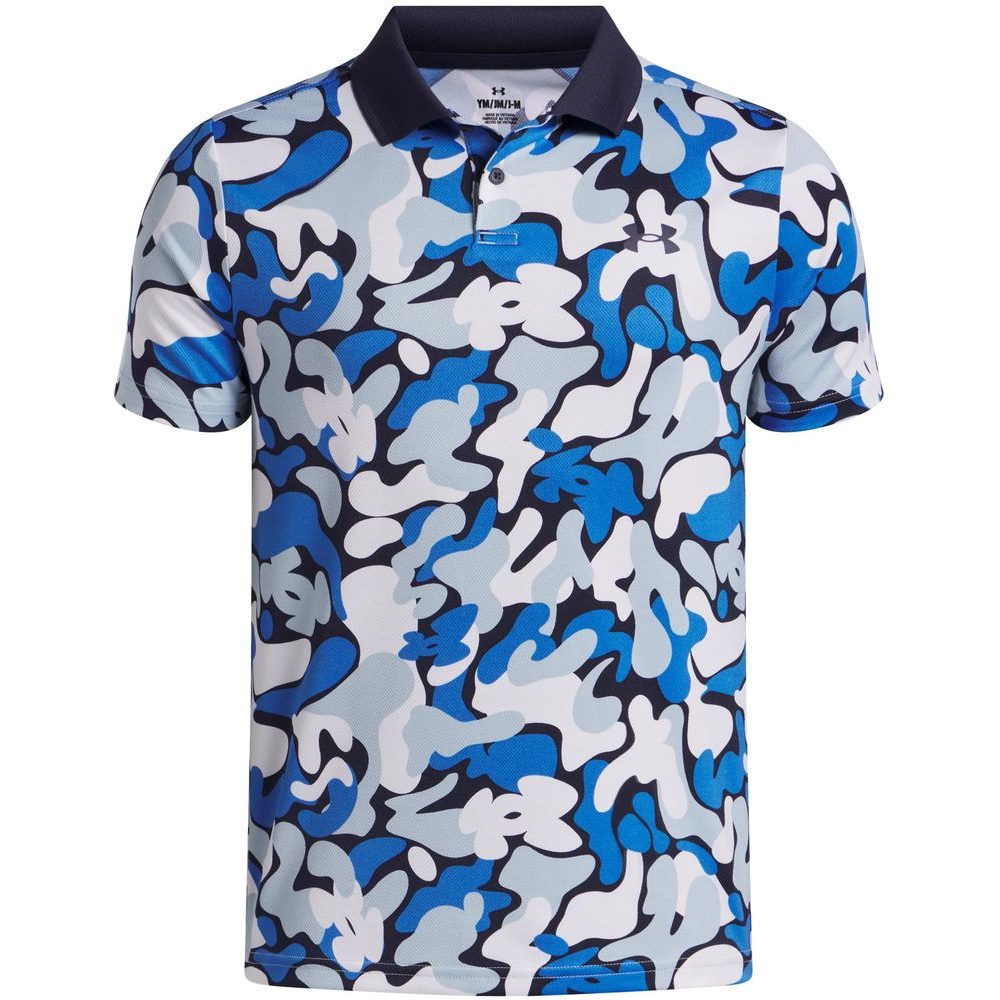 UA Matchplay Printed Polo 412-BLU