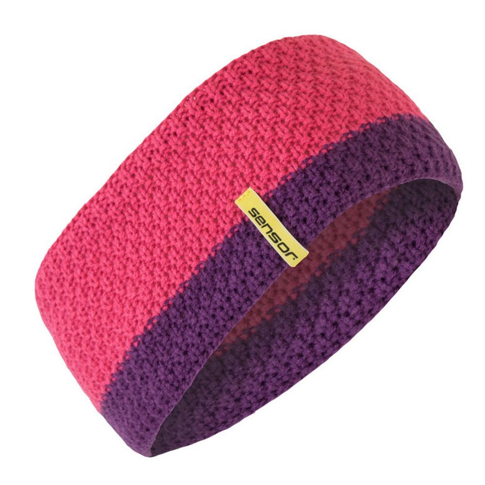 Knitted headband pink