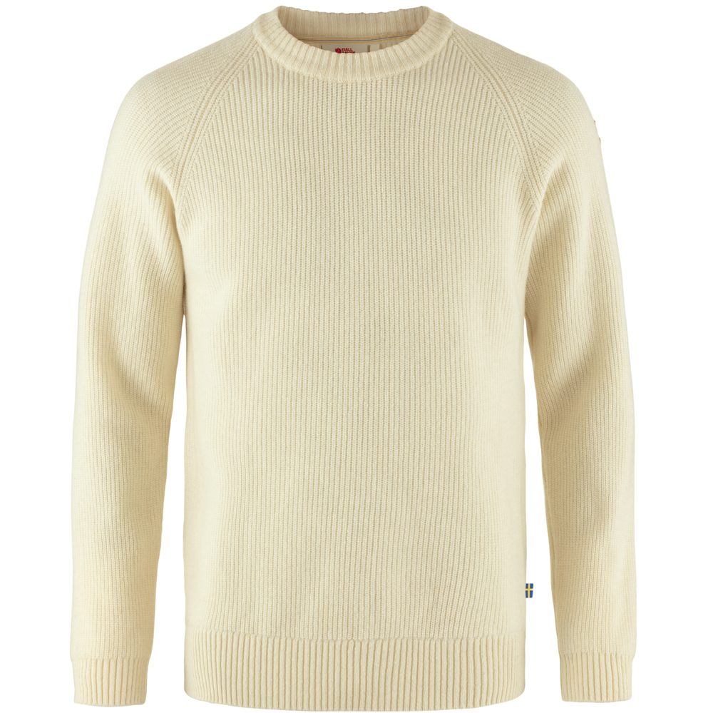 Övik Rib Sweater M, Chalk White