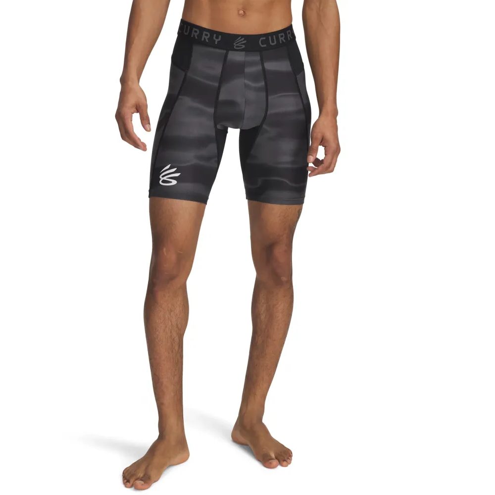UA Curry HG Prtd Shorts Black