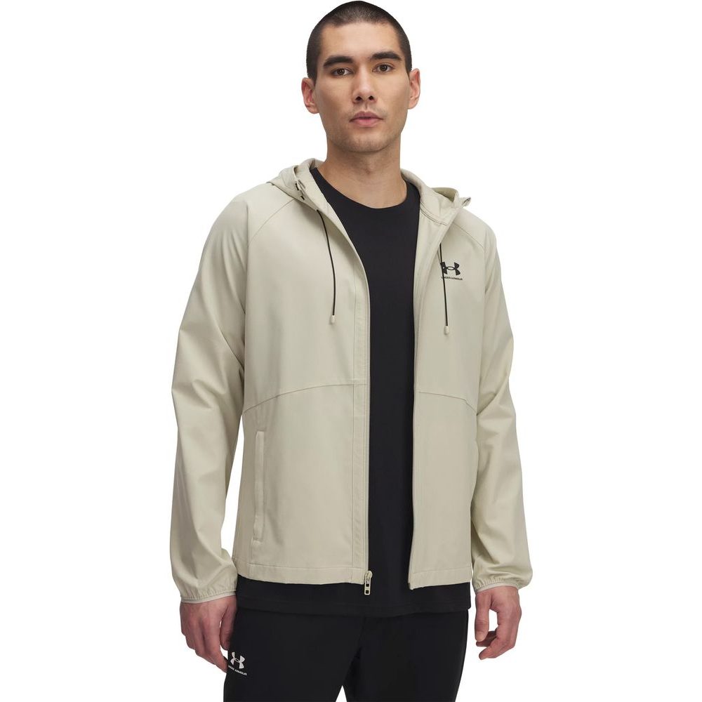 UA Vibe Woven Jacket, hnědá