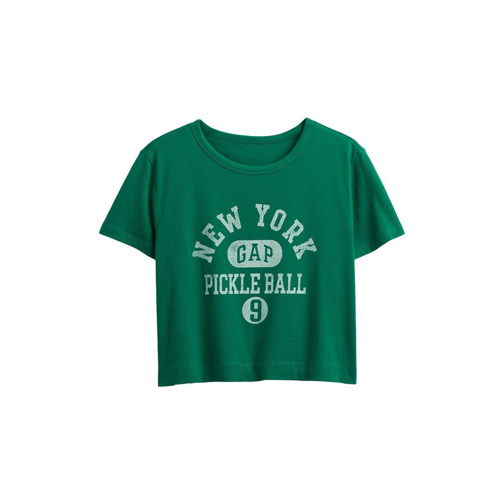 Crop tričko Zelená