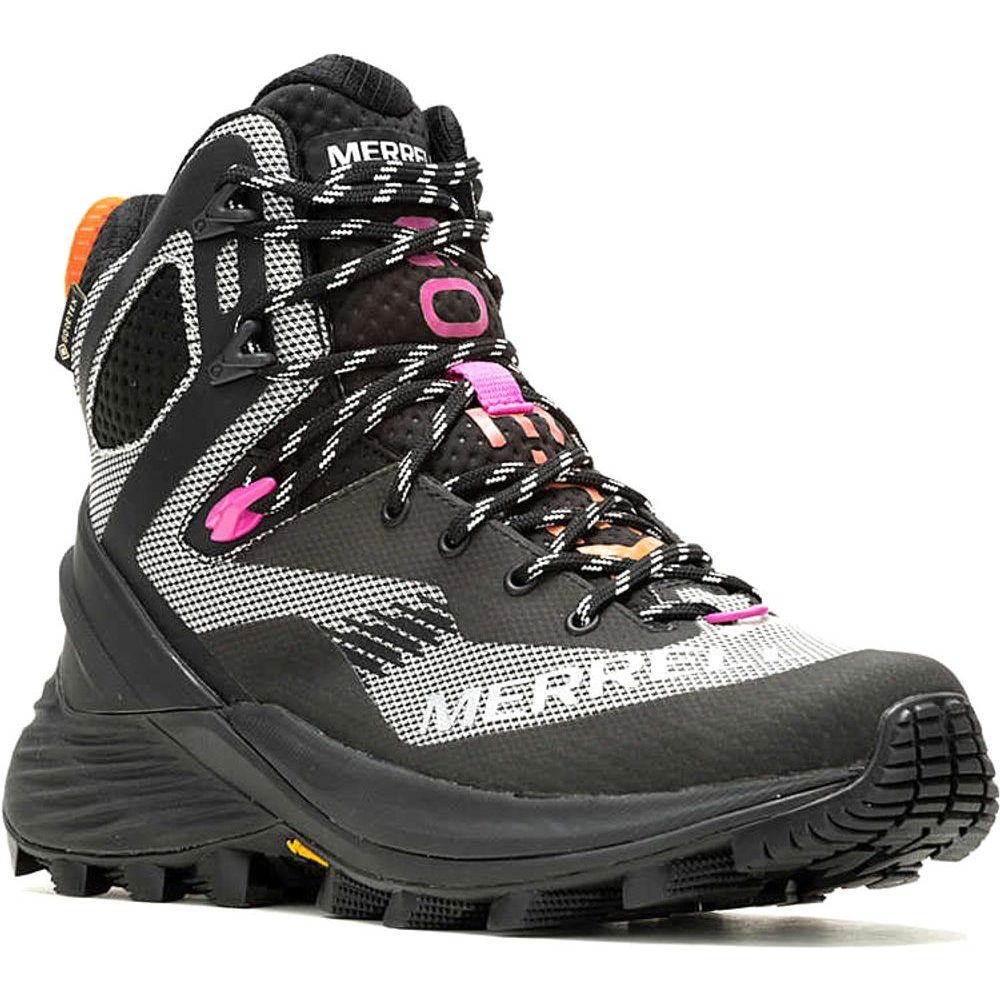 J037934 ROGUE HIKER MID GTX black/white - turistické boty dámské
