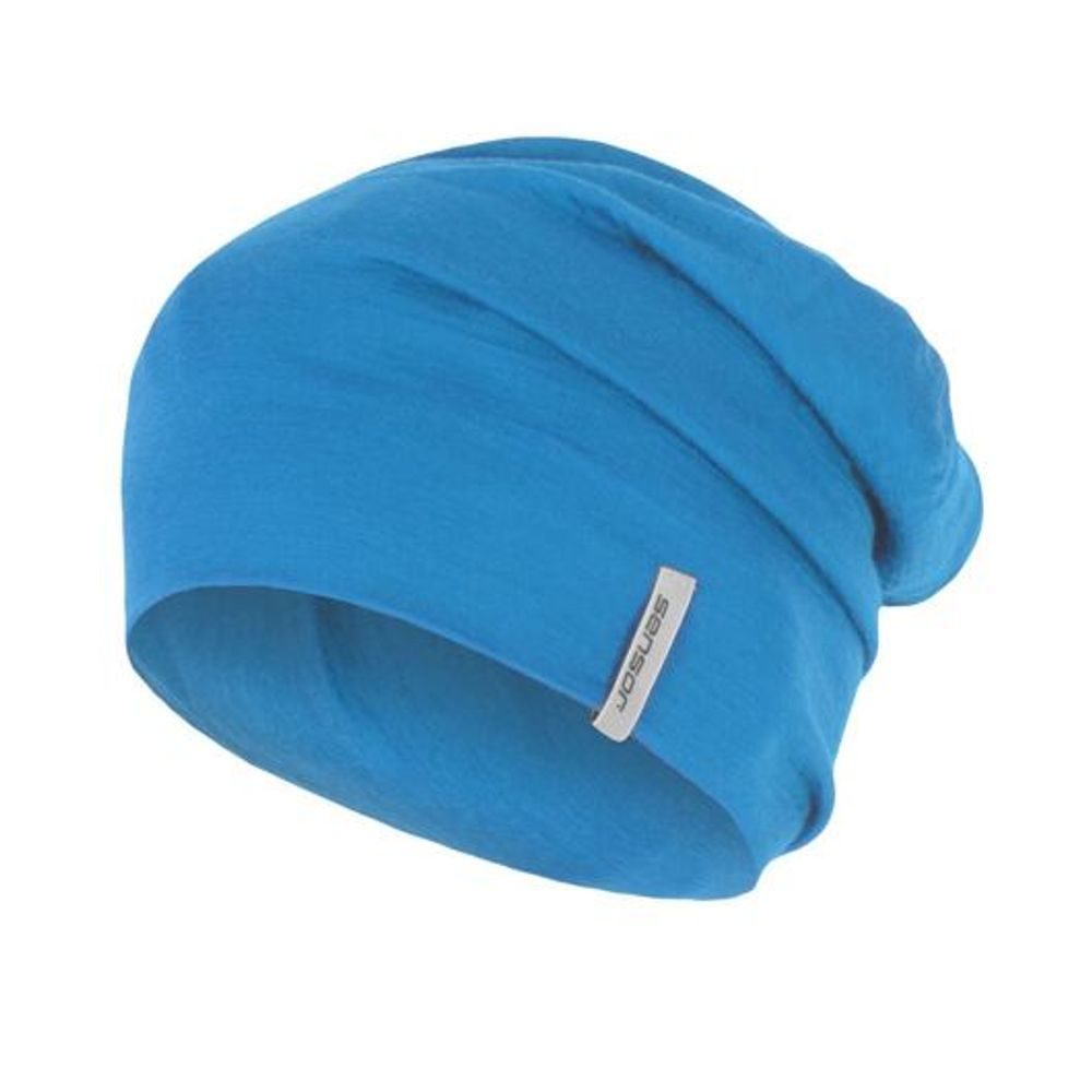 MERINO WOOL cap blue