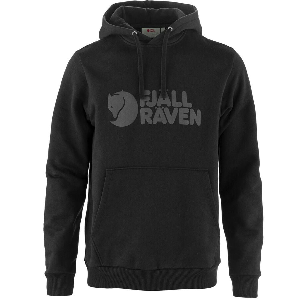 Fjällräven Logo Hoodie M Black
