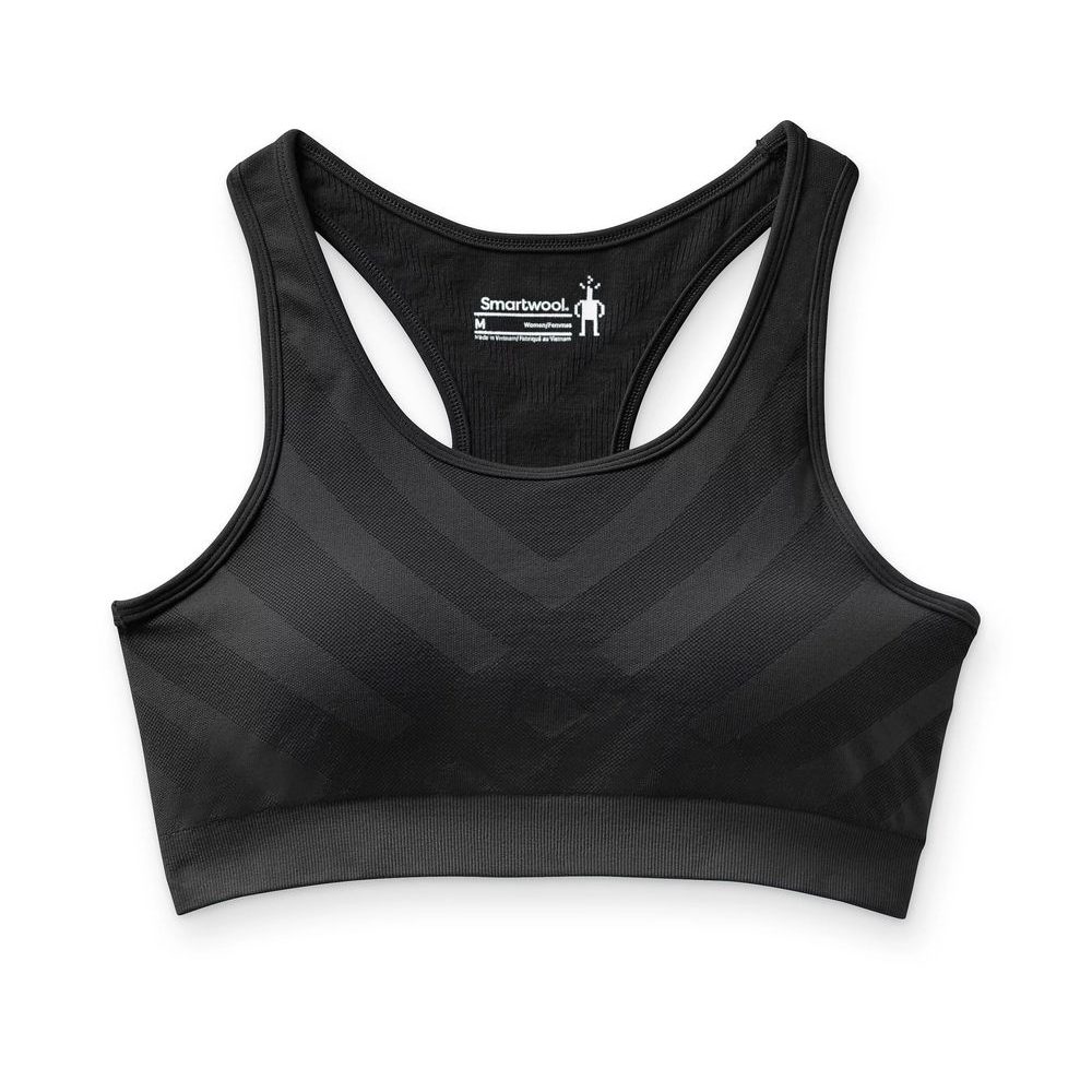 W SEAMLESS RACERBACK BRA black
