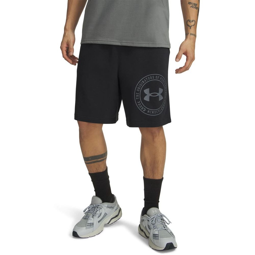 Rival LW Graphic Shorts-BLK
