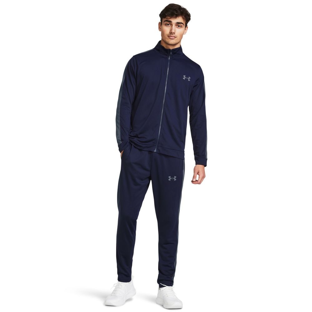 Knit Track Suit, Midnight Navy / Downpour Gray