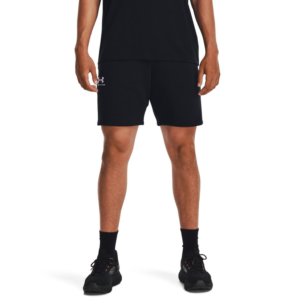 UA Essential Fleece Shorts-BLK