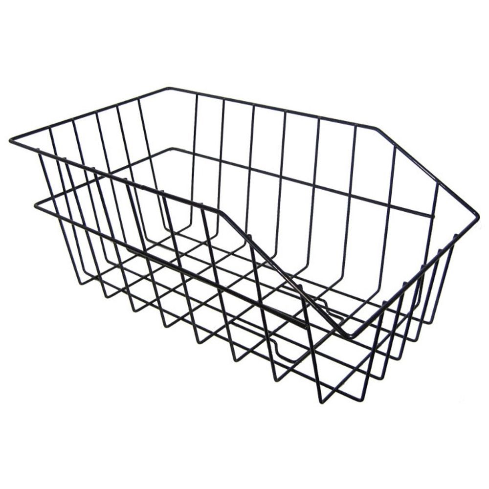 koš na zadní nosič velký, černý