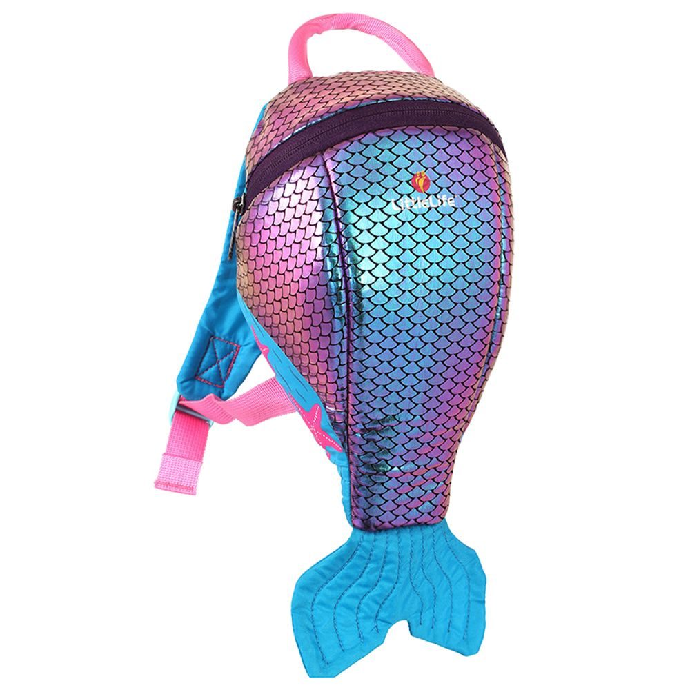 Animal Toddler Backpack Recycled 2L, mermaid