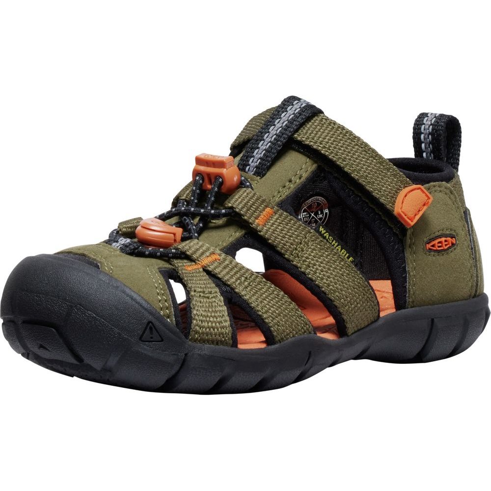 SEACAMP II CNX CHILDREN, dark olive/gold flame