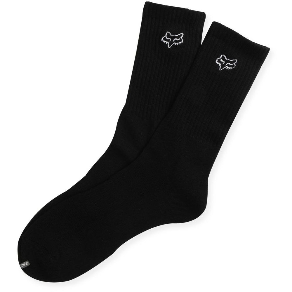 Fox Crew Sock L/XL Black - ponožky