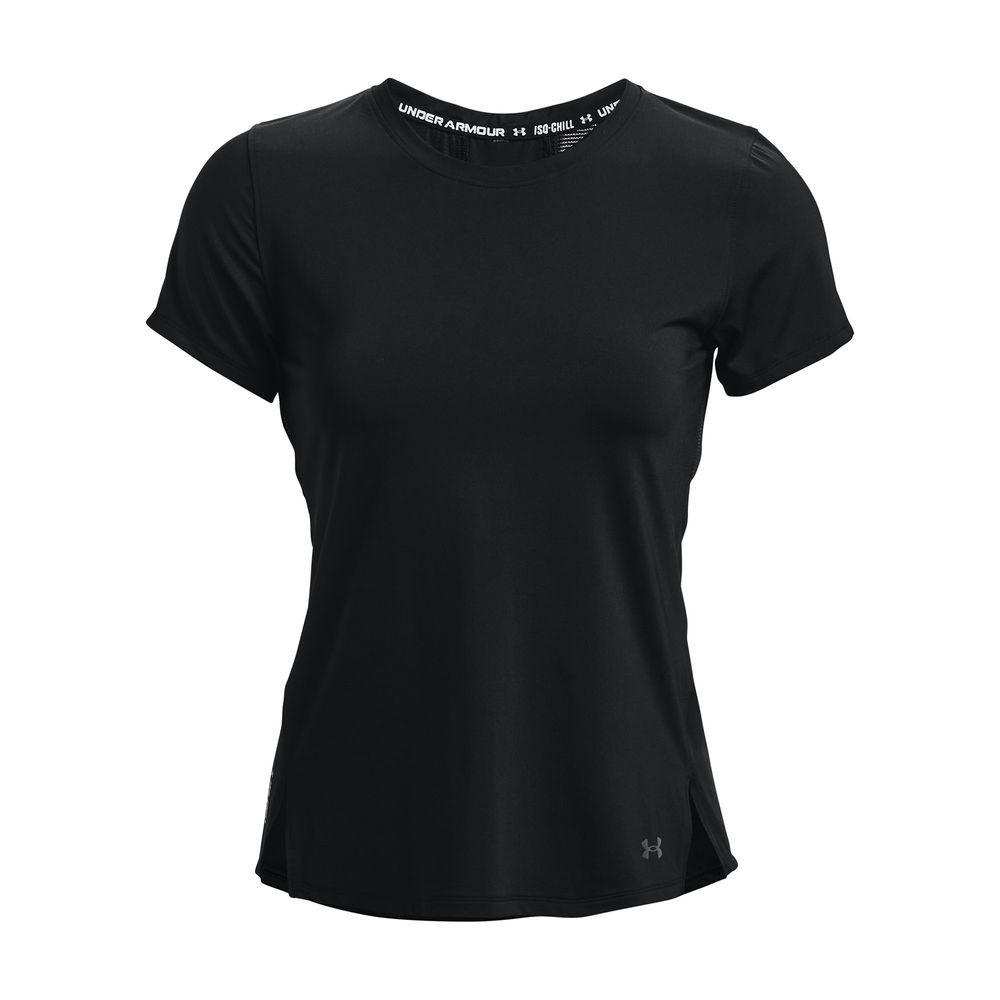 UA IsoChill Run Laser Tee Black