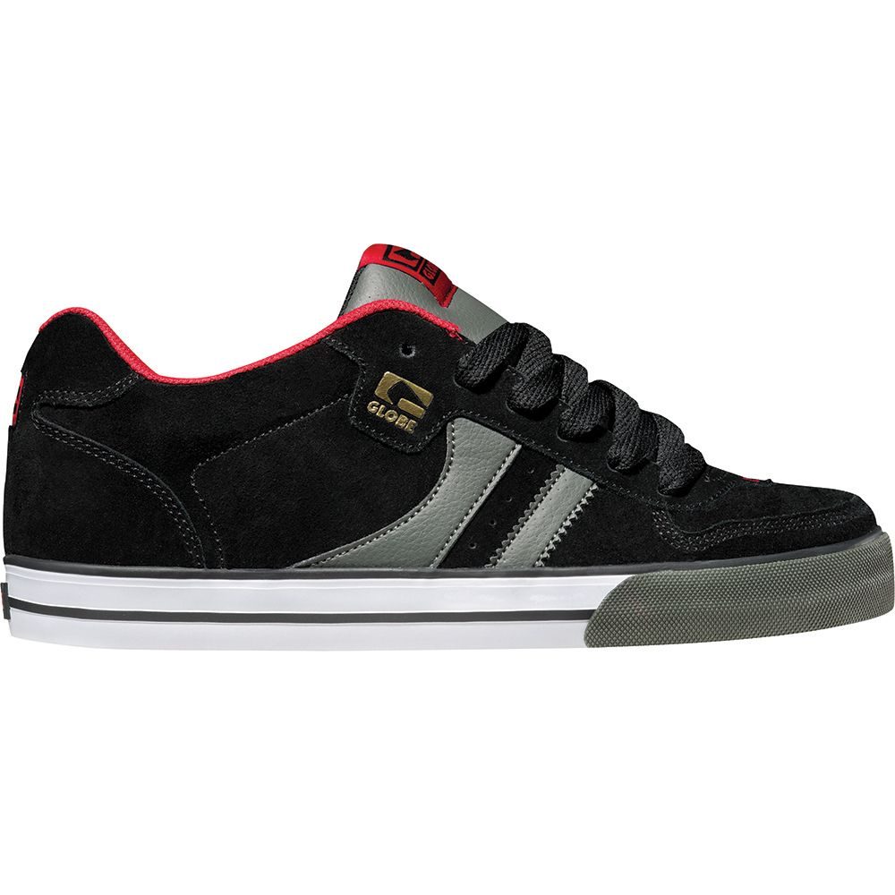 ENCORE-2 BLACK/RED/CHARCOAL - pánské skate boty