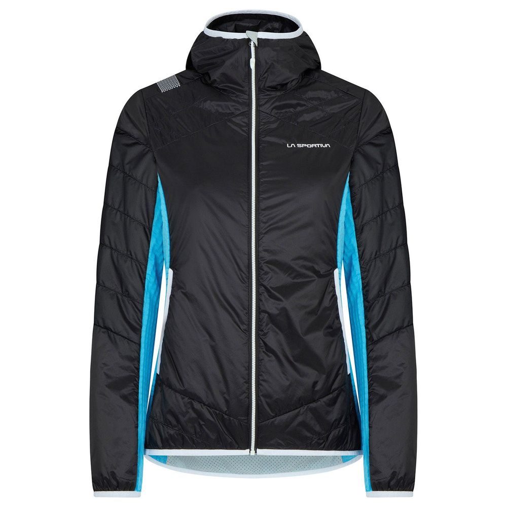 Aequilibrium Insulation Hoody W, Black/Malibu Blue