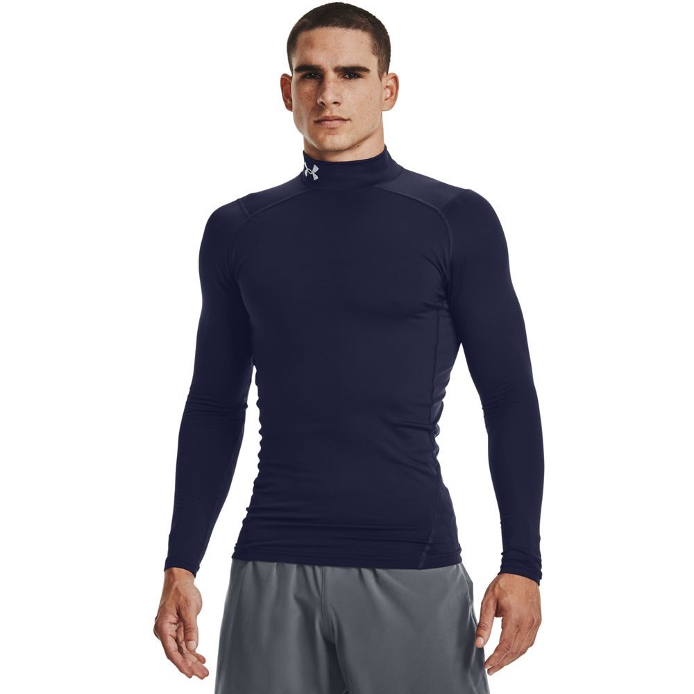 UA CG Armour Comp Mock, Navy