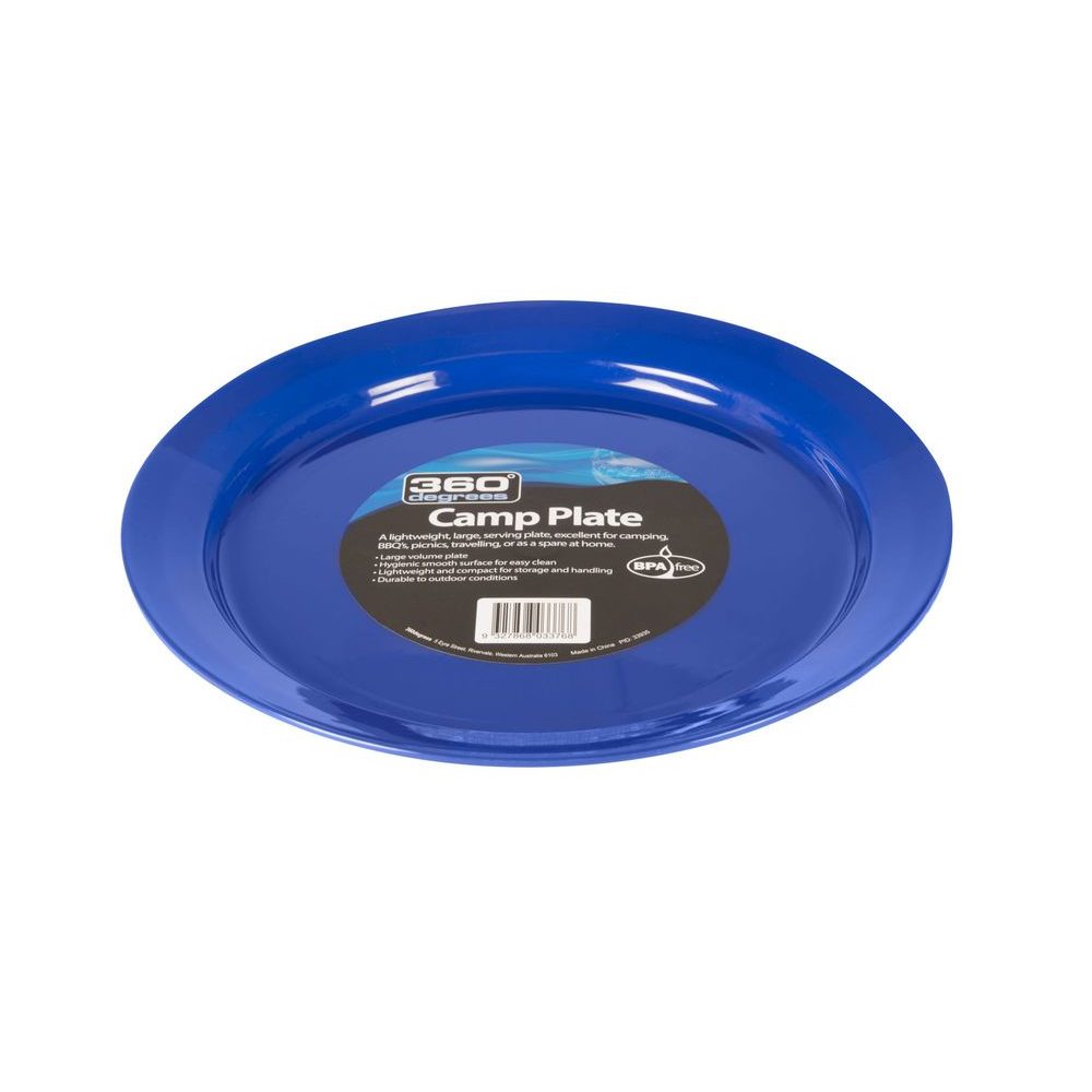 360° Camp Plate, Blue