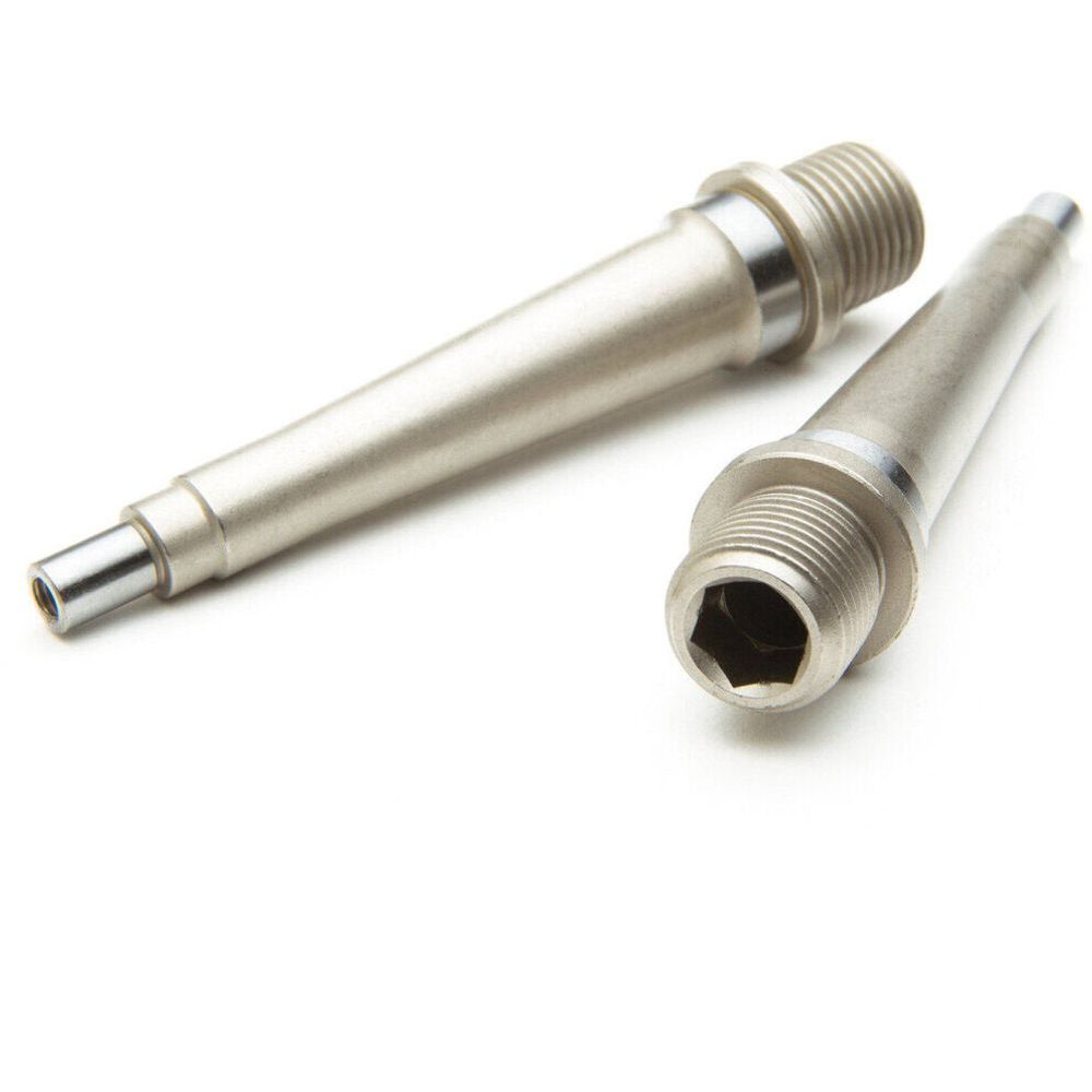 PEDAL AXLE KIT, TURBINE, AXLES/NUTS