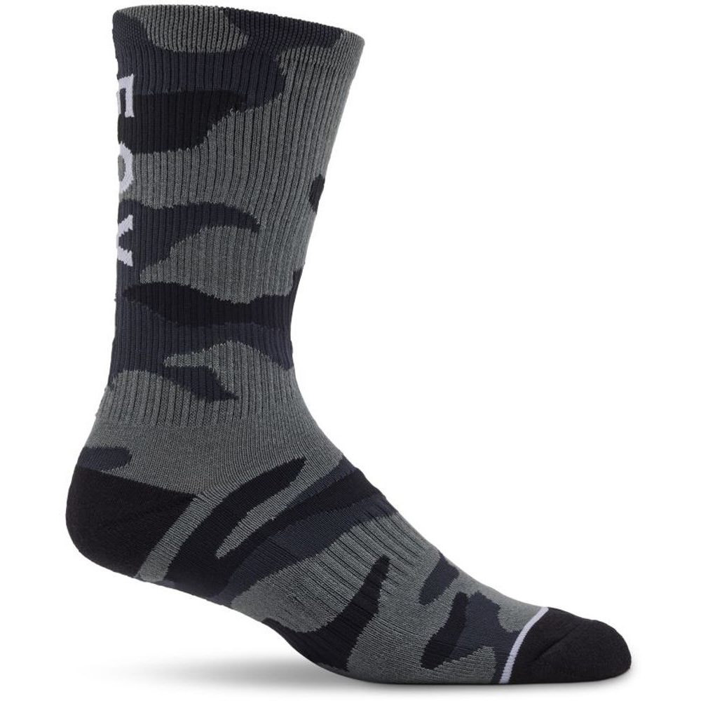 Fox Camo Crew Sock Black Camo
