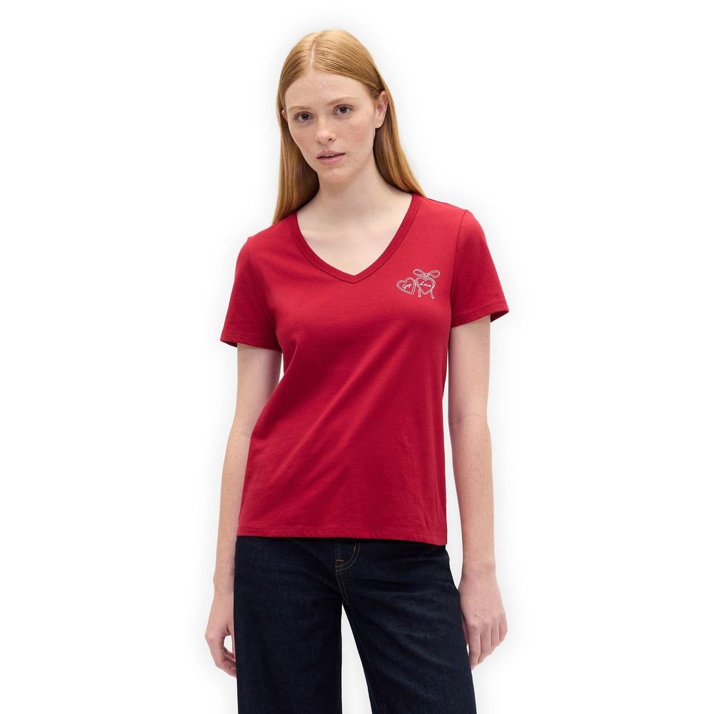 843328-01 Tričko s logem Červená