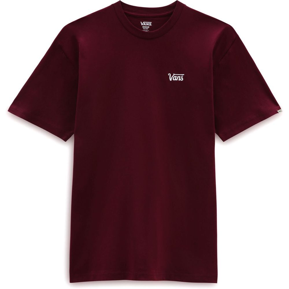 Mini Script Tee-B Burgundy