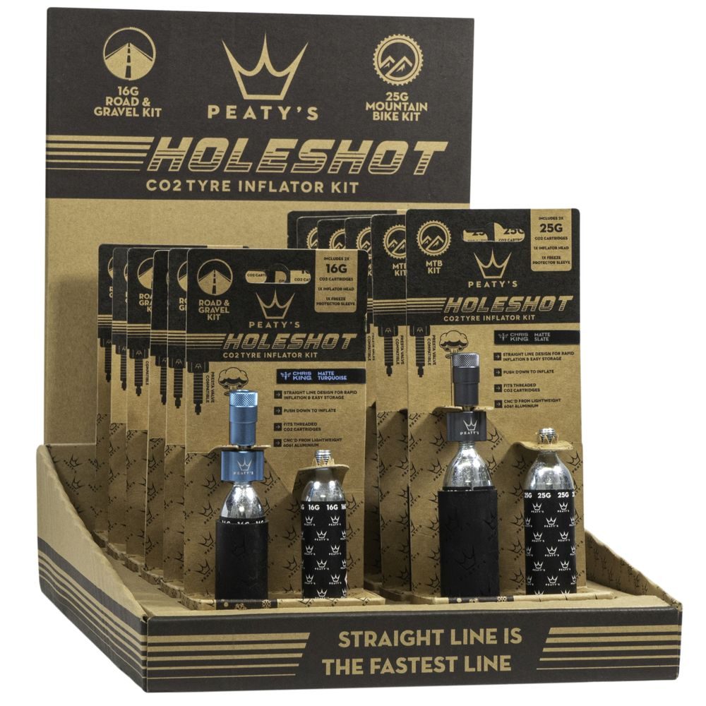 HOLESHOT CO2 PUMPA + BOMBIČKY 2 KS - 6X 16G // 6X 25G - 12 COLOURS MIXED