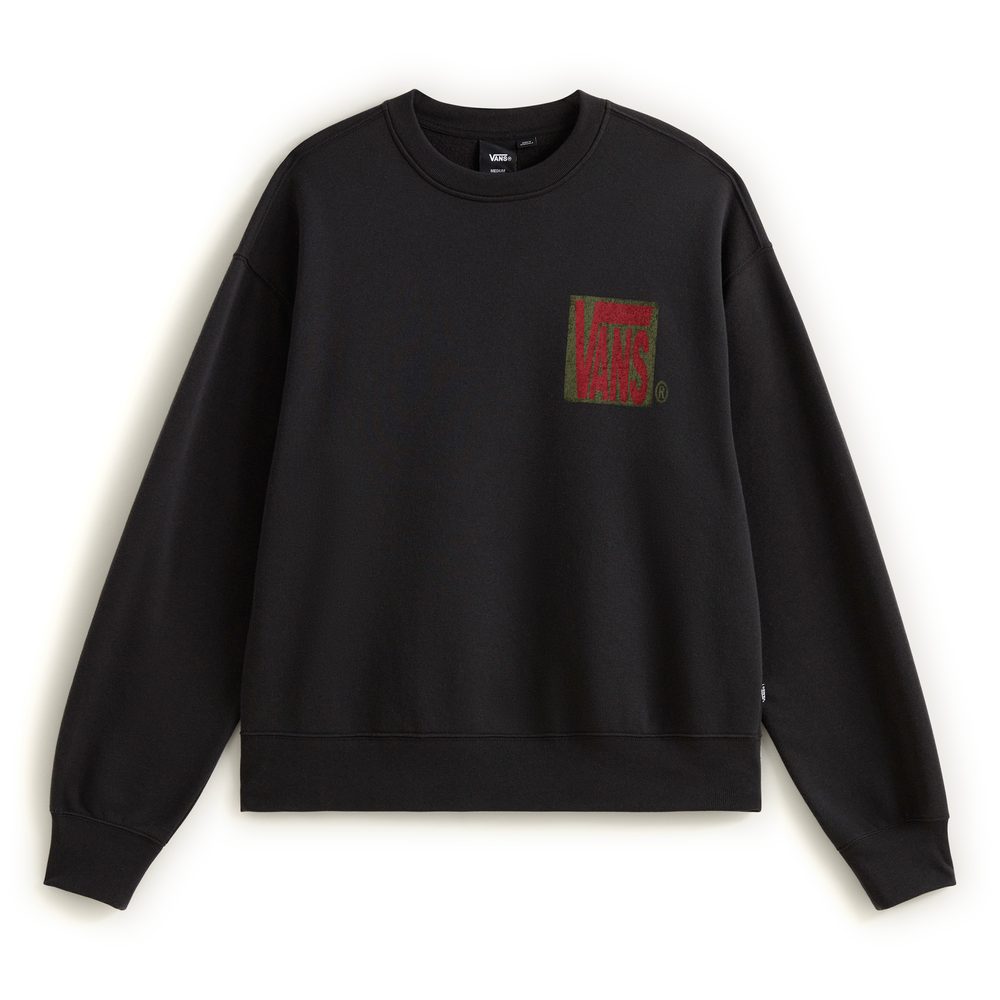 Stretch Stack Crackle Crew Black