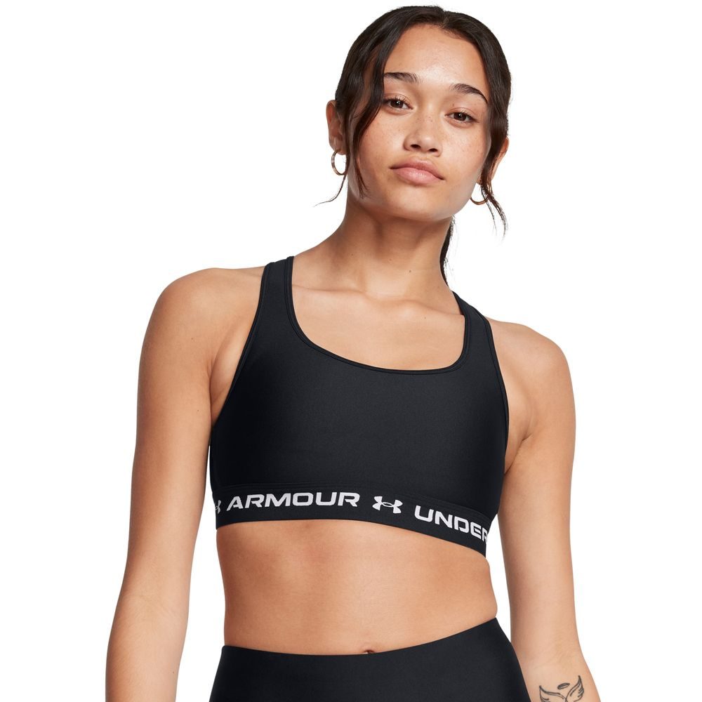 Crossback Mid Bra-BLK