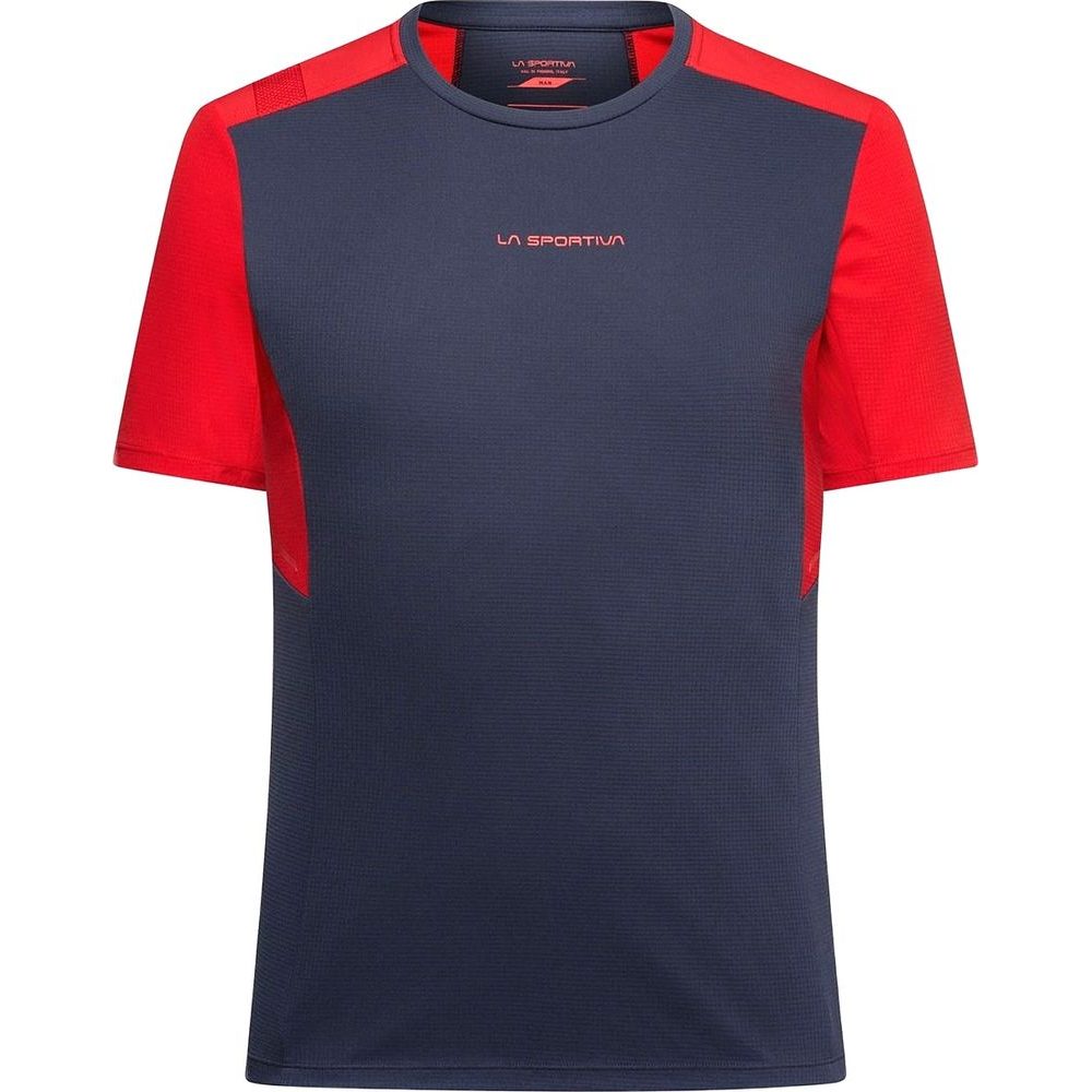 Ridge T-Shirt M Night Sky/Mountain Red