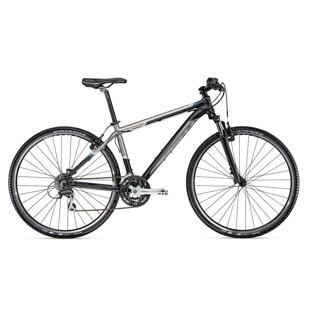 GF KAITAI MATTE BLACK/MATTE PLATINUM odpružené trekingové kolo