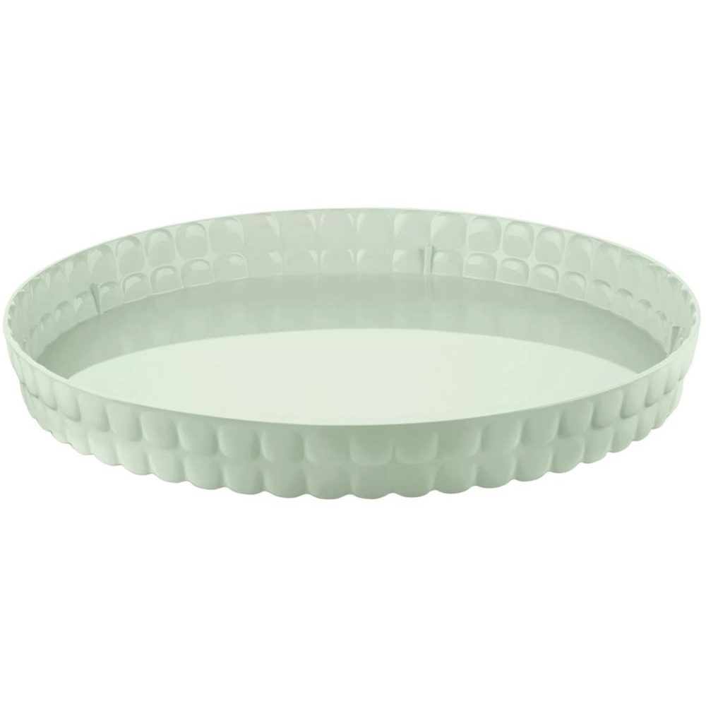 Tiffany round tray 35,6 cm light green