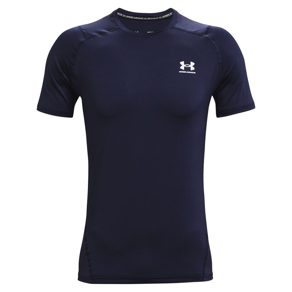 UA HG Armour Fitted SS, Navy