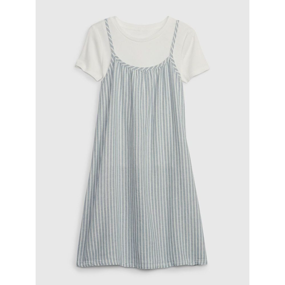 709701-00 Dětské šaty a tričko Šedá