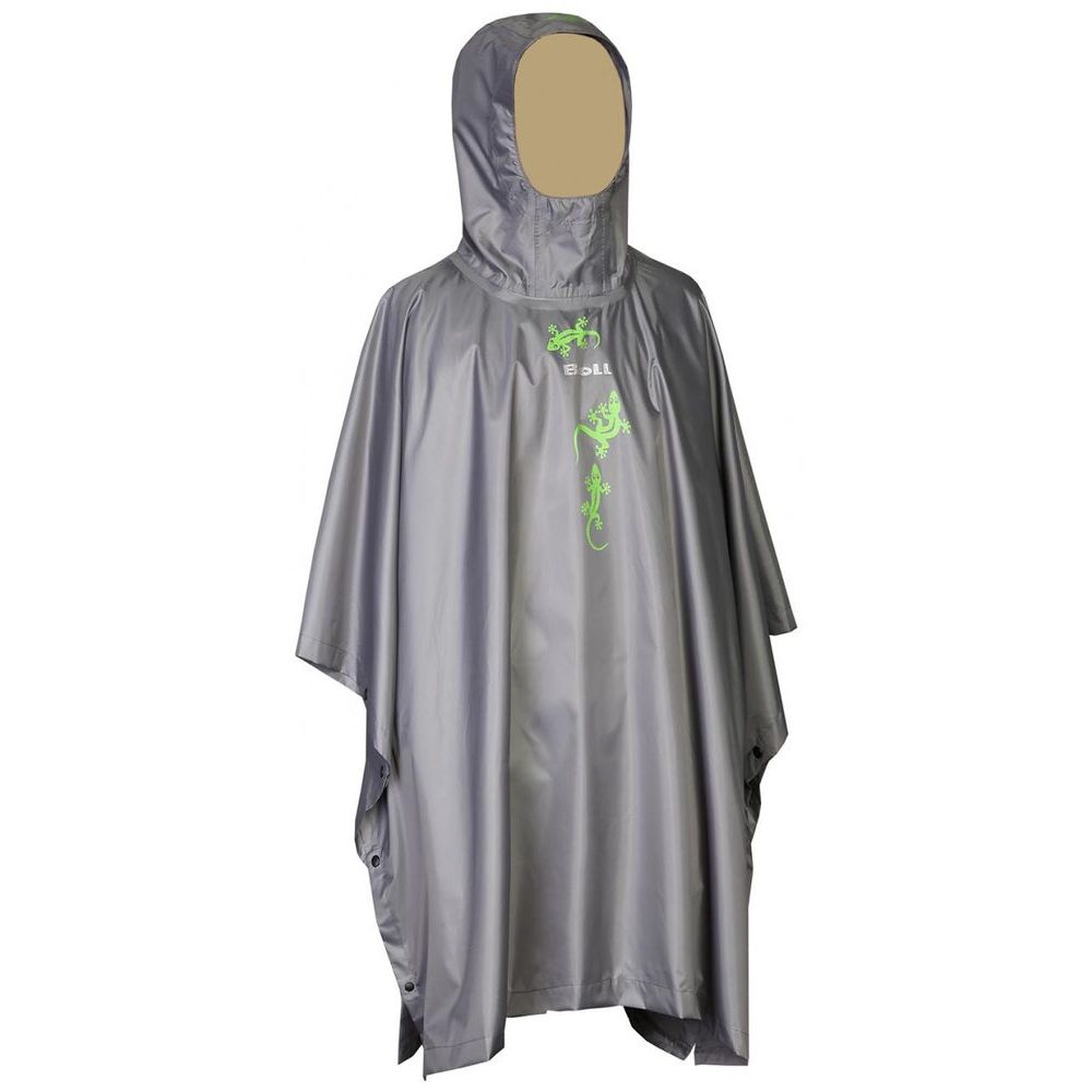 KIDS PONCHO shale/green