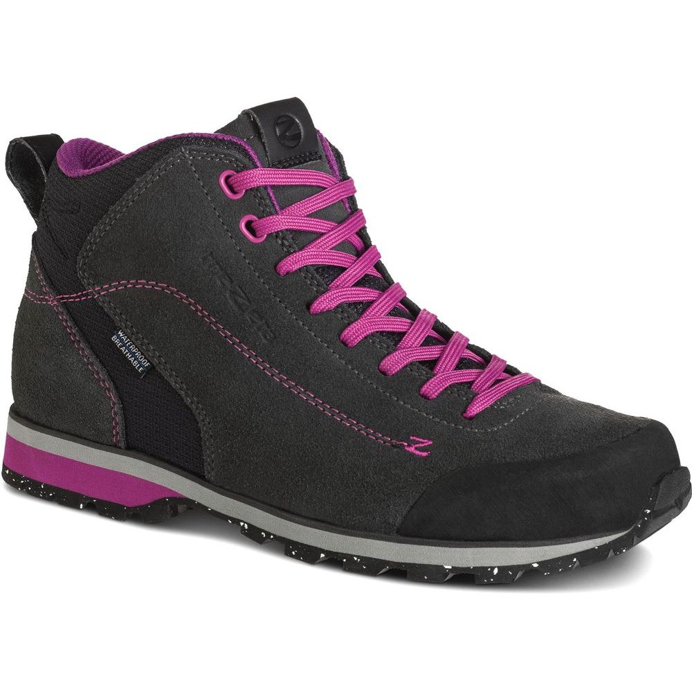 Zeta Mid Ws Wp, grey/fuchsia